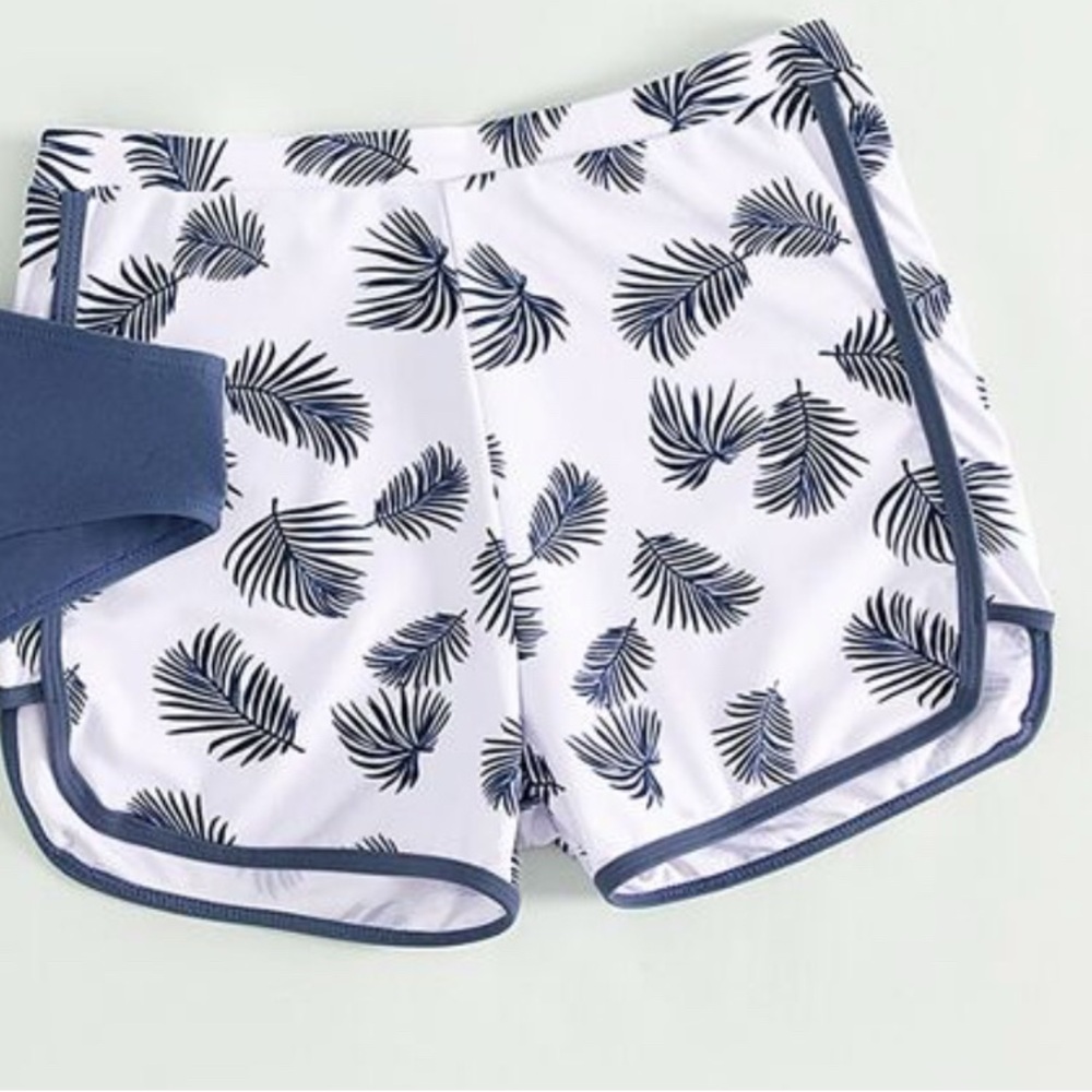 SHEIN Feather Swim Shorts